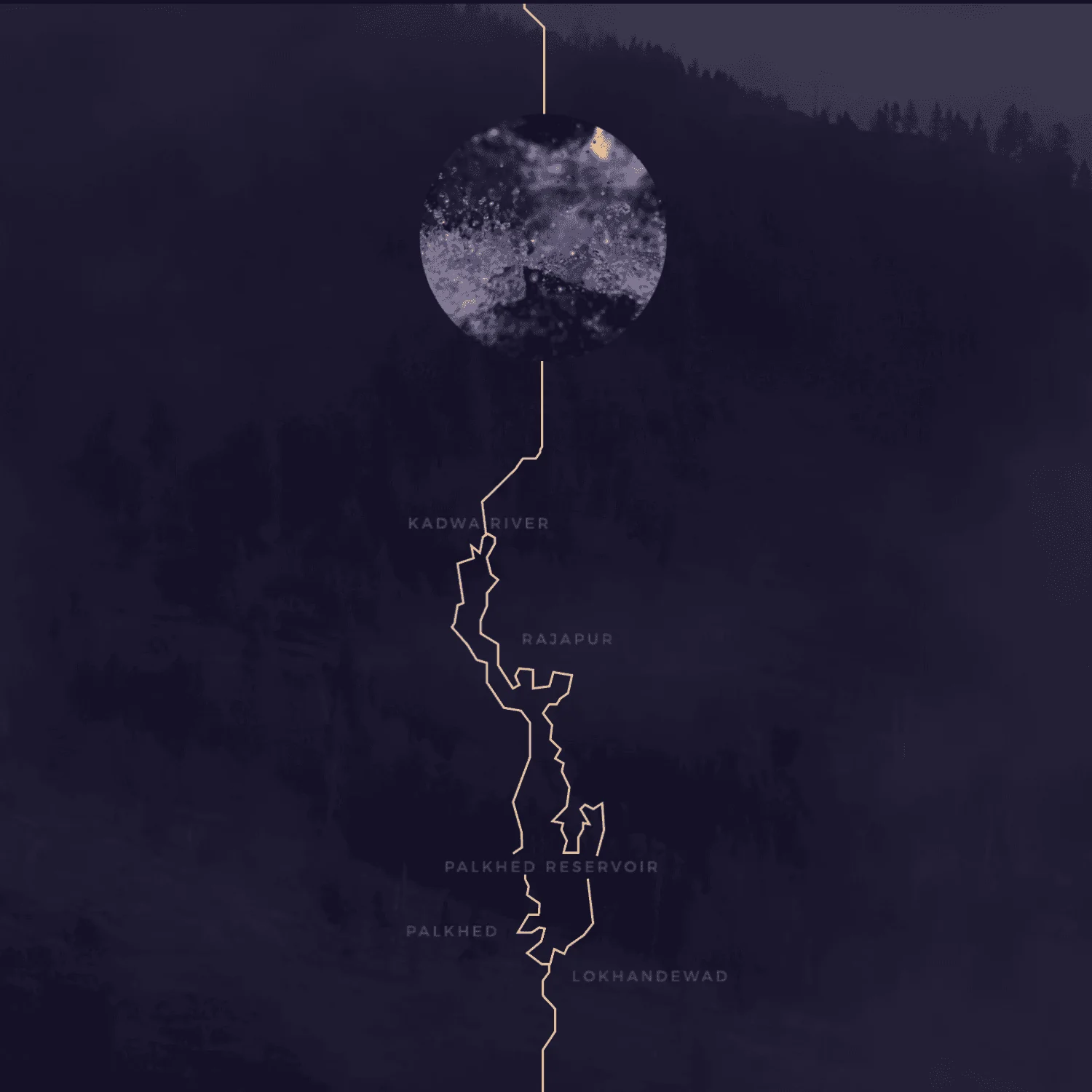 Floating orb animation illustrating cask maturation and reveal sequence