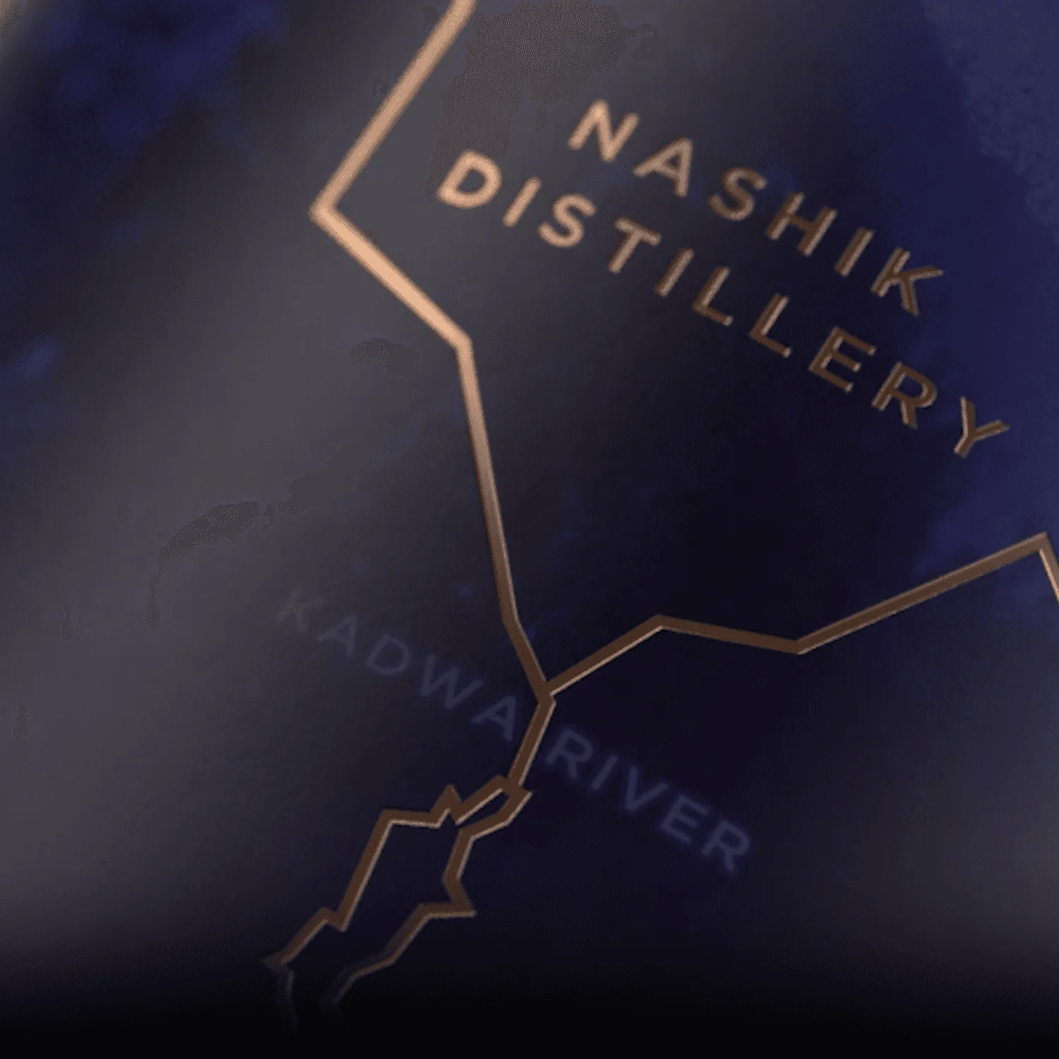 Map-inspired screen showing distillery route and terroir visual cues